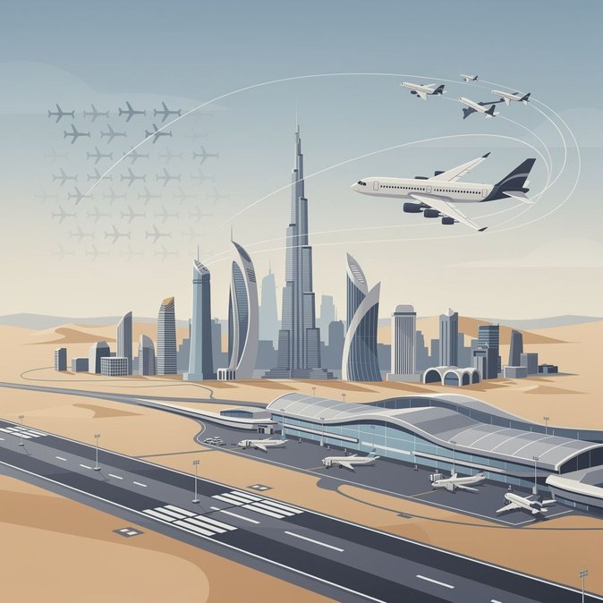 مطار دبي يعمل بنصف عدد شركات الطيران المعتادة مع استمرار الصراع في إيران