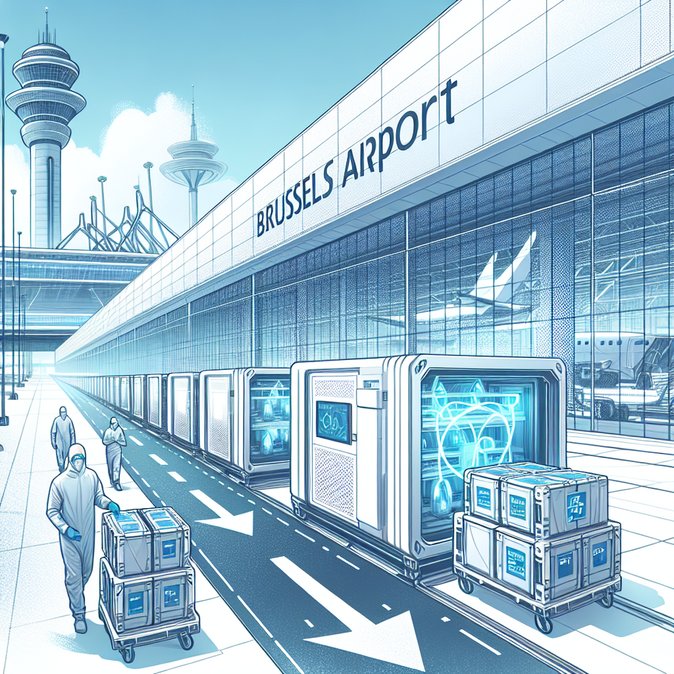 Brussels Airport trials ultra-cold supply chain for life-saving cell and gene therapies
