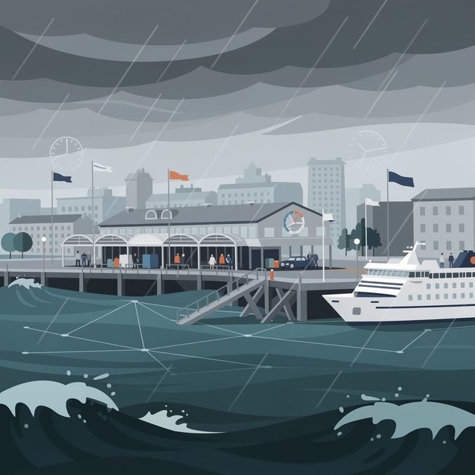 Retrasos y Cancelaciones de Irish Ferries en la Ruta Dublín–Cherburgo