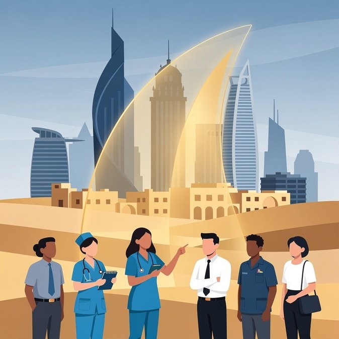 Les Émirats arabes unis étendent le visa doré aux infirmiers et enseignants dans leur nouvelle stratégie de rétention des talents
