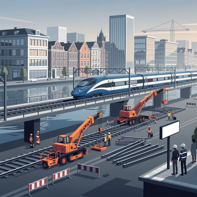 Les services Eurostar entre Bruxelles et Amsterdam réduits du 3 au 5 octobre en raison de travaux d’ingénierie aux Pays-Bas