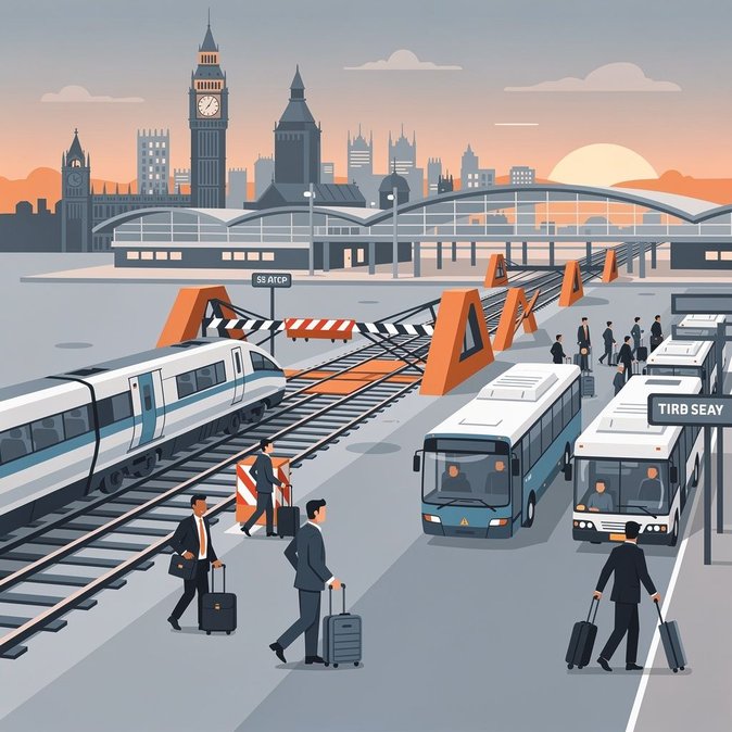 Engineering works cut rail link to Stansted Airport during Sunday morning peak