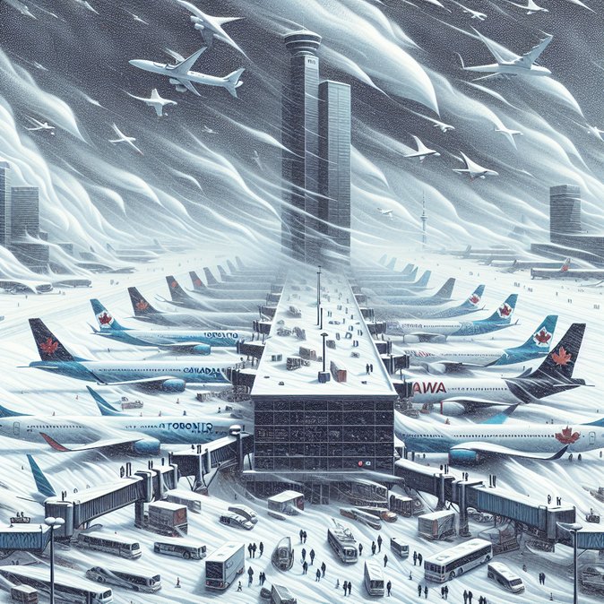 Snowstorm Paralyses Toronto Pearson, Stranding Thousands and Disrupting Global Itineraries