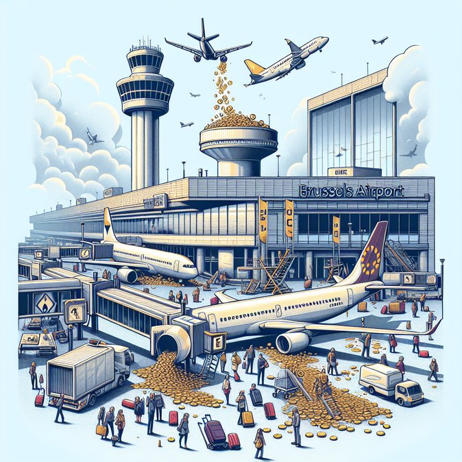 Brussels Airport strikes cancelled almost 2,400 flights in 2025, costing business €175 million