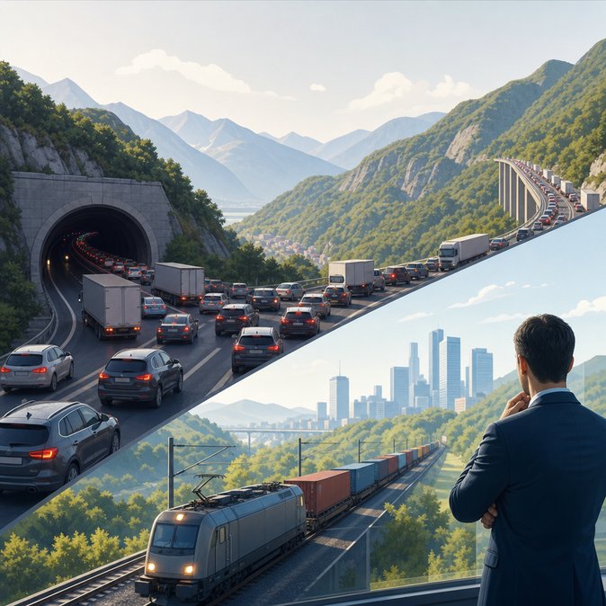 Ascension Day Exodus Creates 10-Kilometre Tailbacks at the Gotthard, Disrupting North-South Business Travel