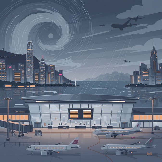 شركة HK Express تلغي رحلاتها إلى تايوان ونينغبو بعد تصعيد تحذيرات إعصار بافي