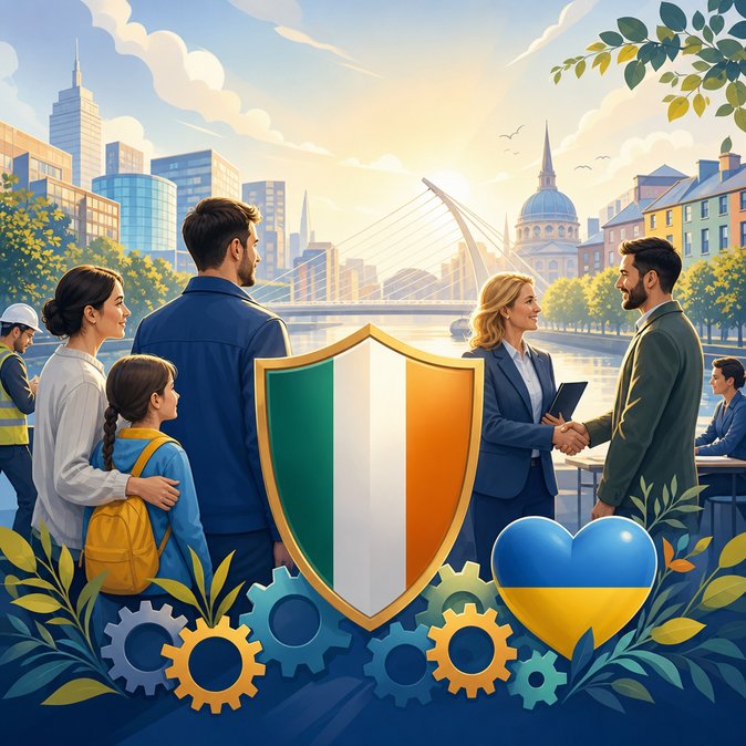 Ireland Creates ‘Stamp 4 Transition Scheme’ to Give 70,000 Ukrainians a Long-Term Immigration Pathway