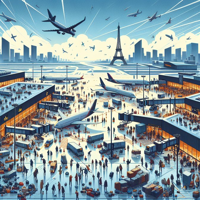 Storm of cancellations and delays strands travellers at Paris and other European hubs