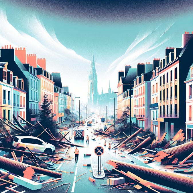 Storm Goretti knocks out power and halts Paris-Normandy trains, disrupting business travel