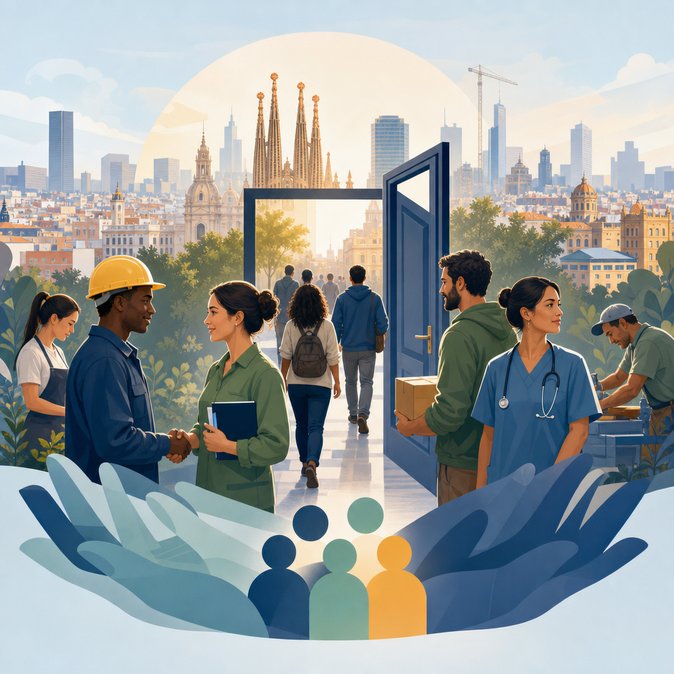 Spain Launches Mass Regularization Process for 500,000 Undocumented Migrants