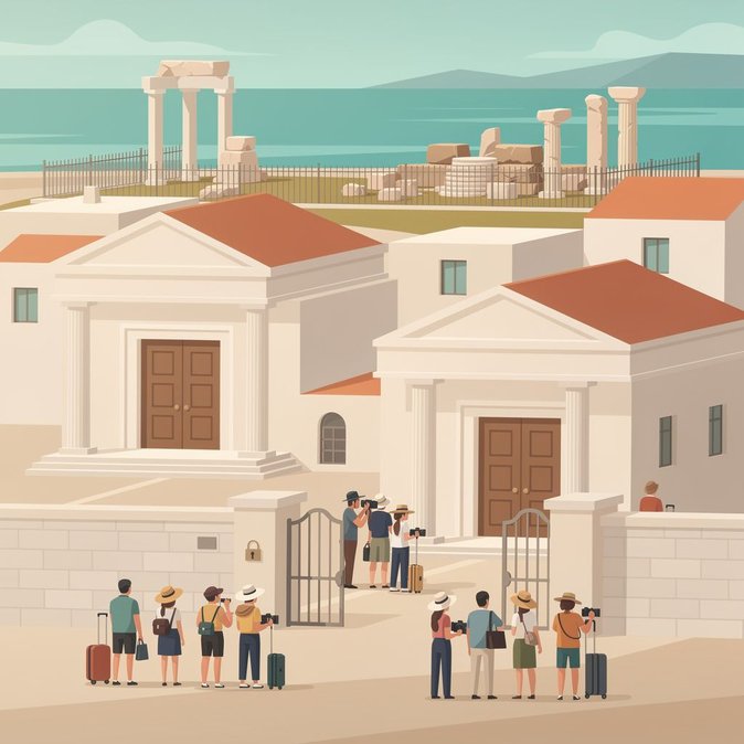 24-hour public-sector strike closes all Cypriot museums and archaeological sites