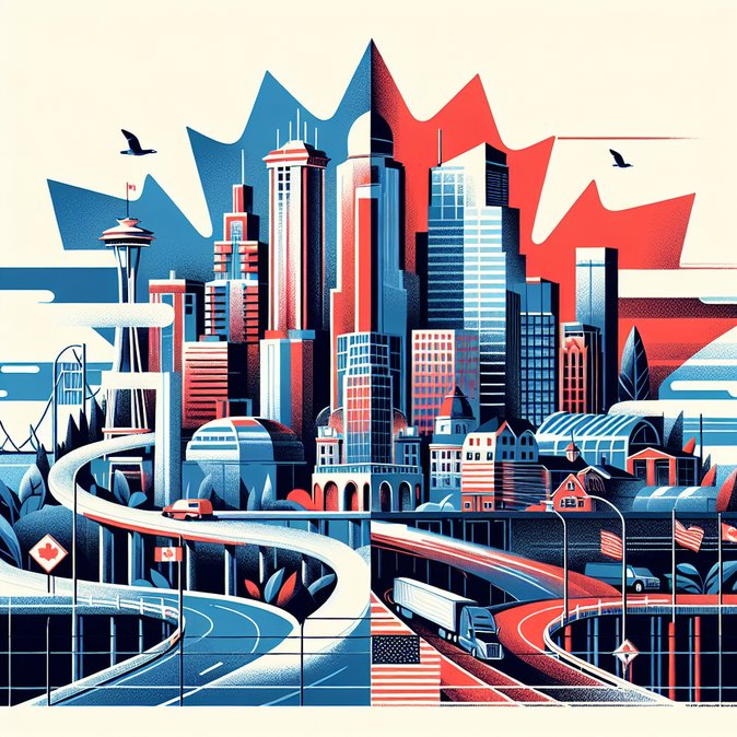 Cross-Border Car Trips from B.C. to Washington State Plunge 22 % in March