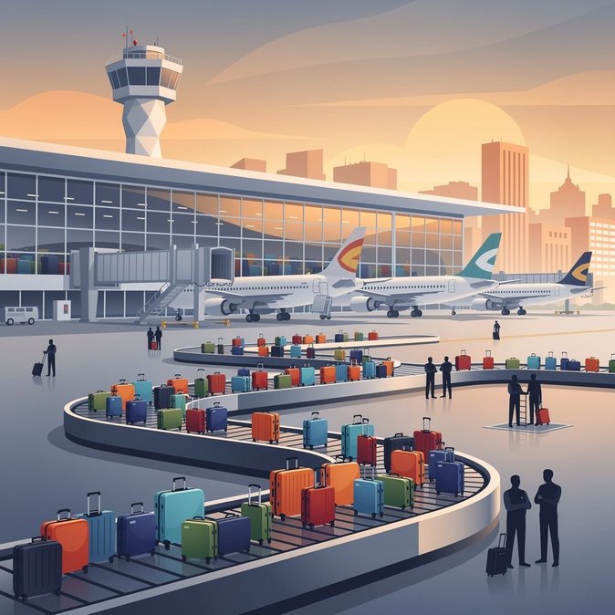 La grève du système de bagages roulants à Madrid-Barajas prolongée jusqu'au 30 novembre