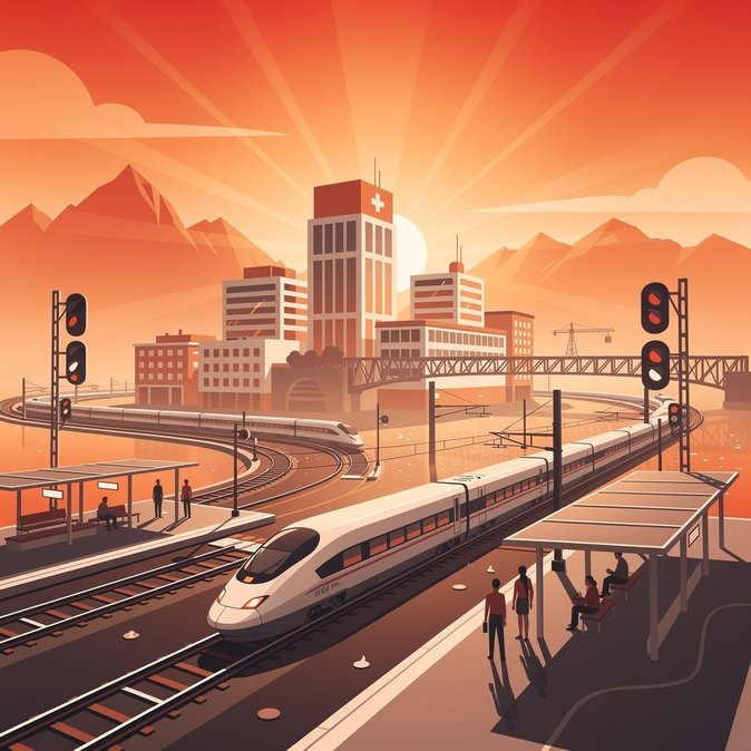 EU heatwave breaks records in Basel and drives rail operators to discourage travel