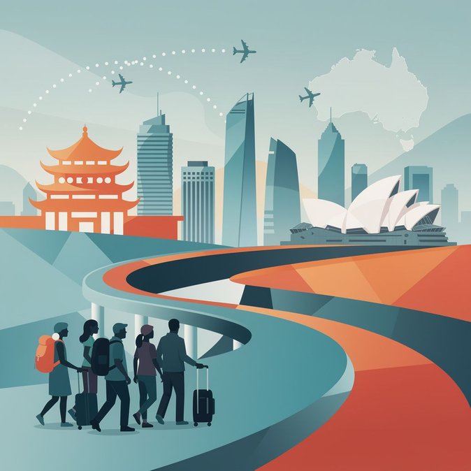 Australia actualiza la lista de Destinos Aprobados para visas de grupo de visitantes chinos
