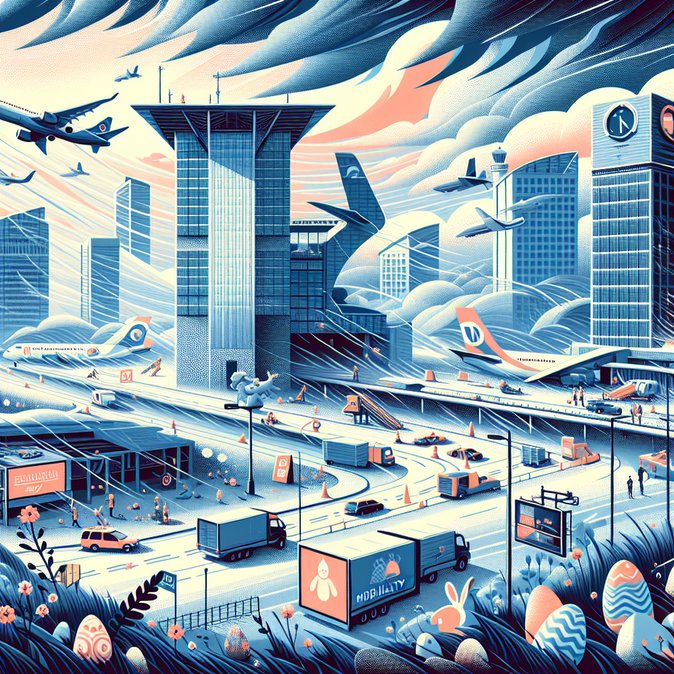 Storm Dave Triggers Nationwide Wind Warning, Potential Flight Disruptions Over Easter