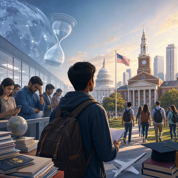 U.S. F-1 Visa Slots Disappear Within Minutes, Fueling Panic Among Indian Students
