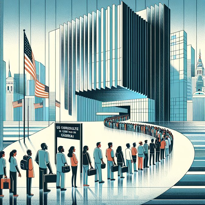 Chennai US Consulate Sees Same-Day B-2 Visa Approvals as Backlog-Clearance Push Continues