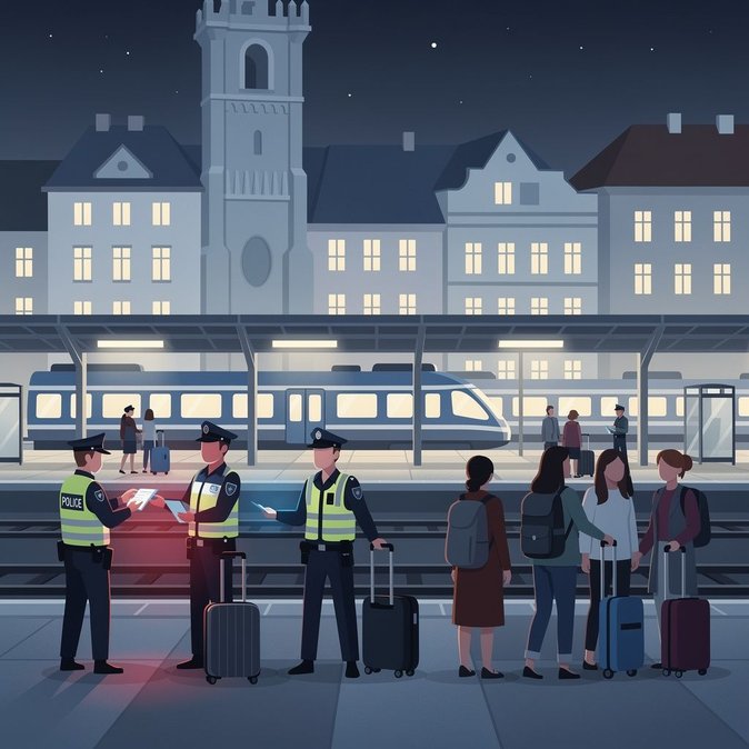 La police de Plzeň cible les gares routières et ferroviaires lors d'une opération de contrôle migratoire ce week-end