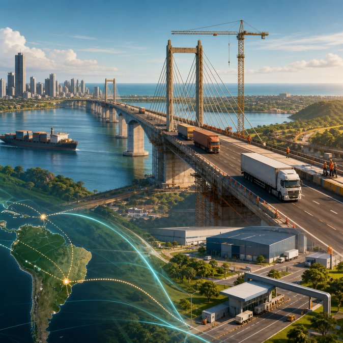 Bioceanic Bridge Nears ‘Final Kiss’, Promising Faster Atlantic–Pacific Route for Brazilian Exporters