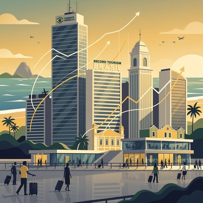 Gastos de turistas extranjeros alcanzan récord histórico en Brasil en agosto