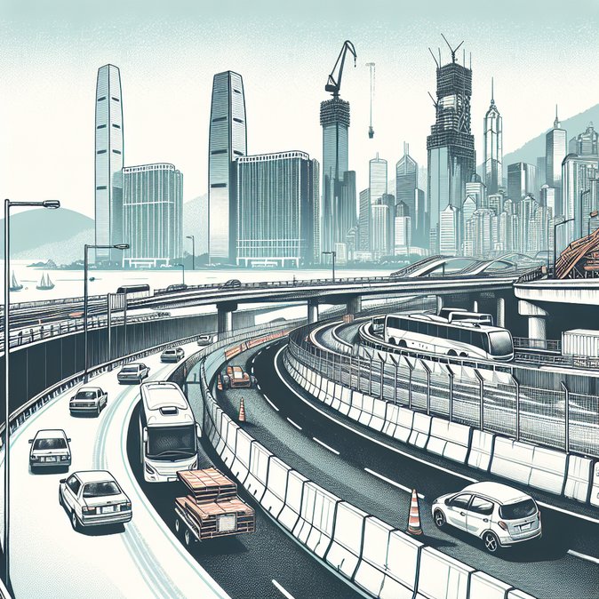 Lane closures on Hong Kong–Zhuhai–Macao Bridge link road may slow cross-border traffic until late June
