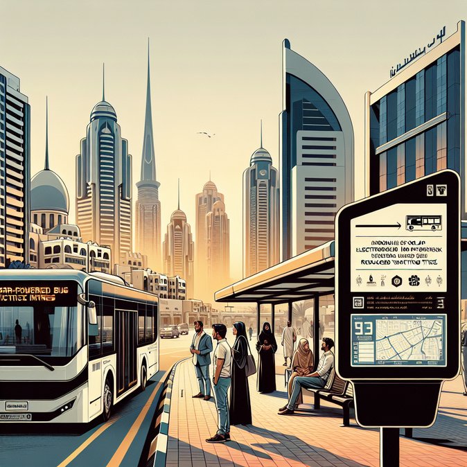 Ras Al Khaimah Launches Solar-Powered Real-Time Bus Information
