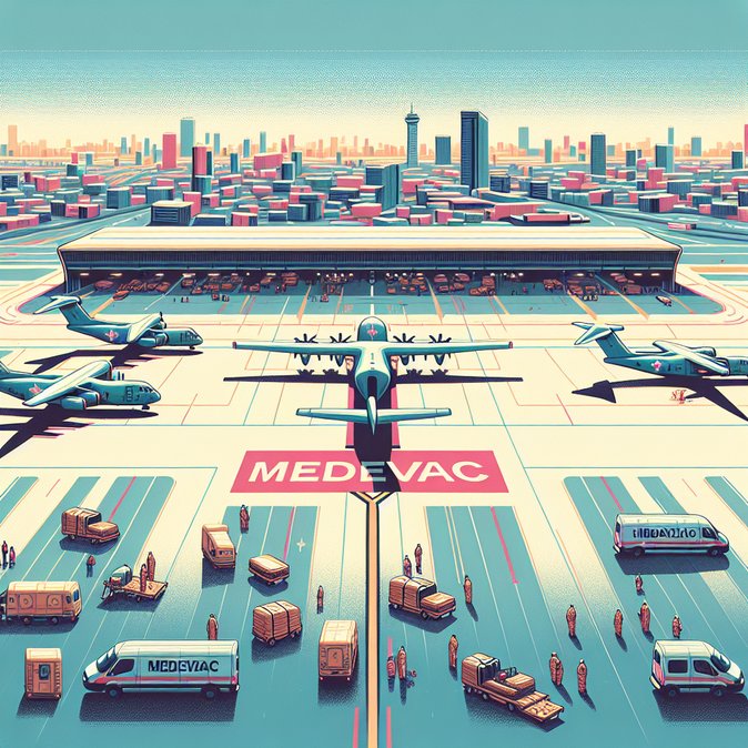 Surge of Medical Evacuation Flights Highlights Rzeszów’s Role as Humanitarian Hub