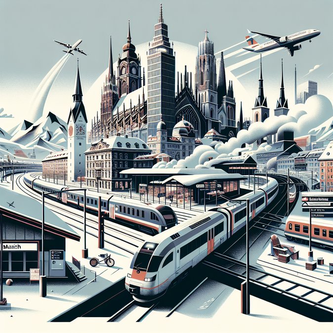 Alpine snowstorm disrupts Munich–Vienna air corridor; corporates pivot to ÖBB Railjet