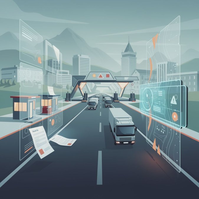 Smart Border Autriche entre en service : fin des bordereaux de transit papier aux postes douaniers de l'ouest
