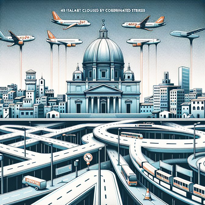 Nationwide Aviation and Public-Transport Strikes Snarl Travel Across Italy