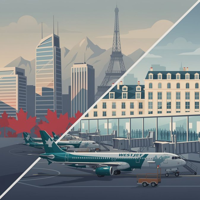 西捷航空机组人员罢工导致跨大西洋航班停飞，加拿大至法国夏季出行受阻