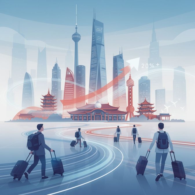 Boom en viajes transfronterizos: Xinhua destaca un aumento del 30 % en entradas sin visa a China