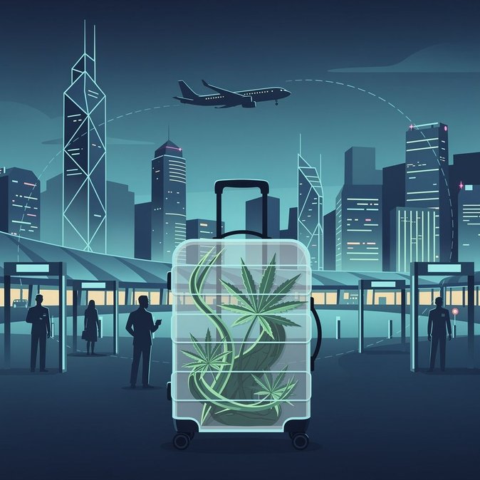 Douane onderschept cannabis ter waarde van 1 miljoen HK$ bij passagiers uit Manilla op Hong Kong International Airport