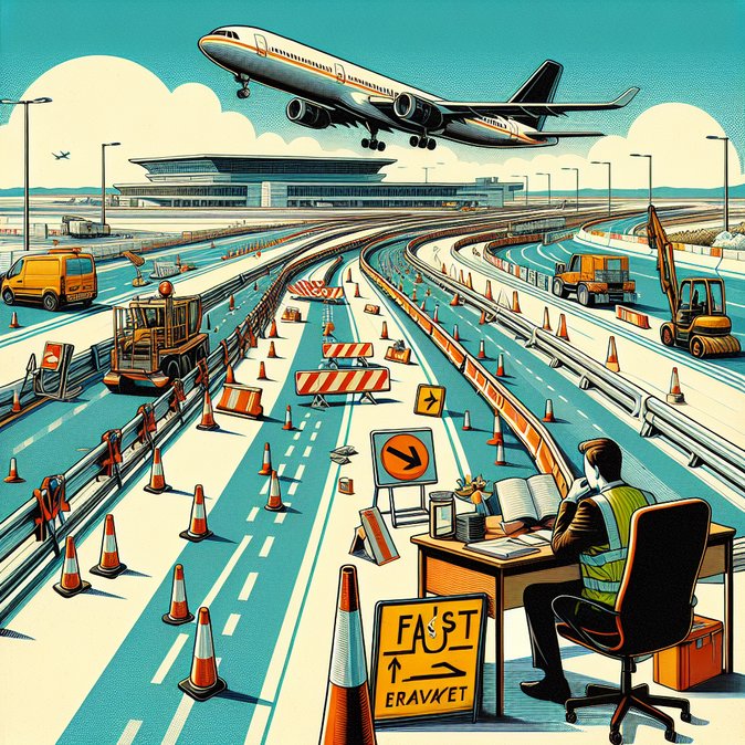 Roadworks choke Larnaca–Nicosia motorway, prompting travel-time warnings for flyers