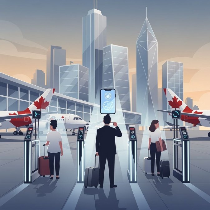 La aplicación de Air Canada ahora permite a los viajeros registrarse para las puertas de embarque biométricas en Toronto Pearson