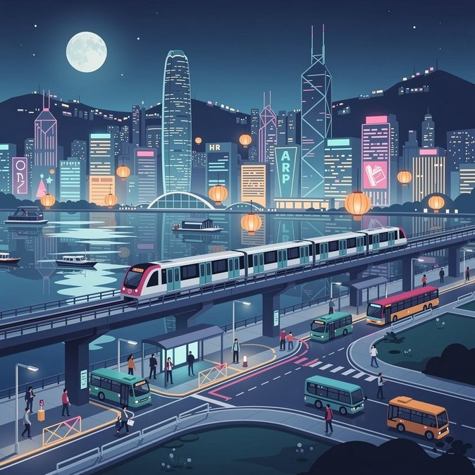 MTR amplía el servicio nocturno y la policía cierra vías principales para controlar las multitudes del Festival del Medio Otoño