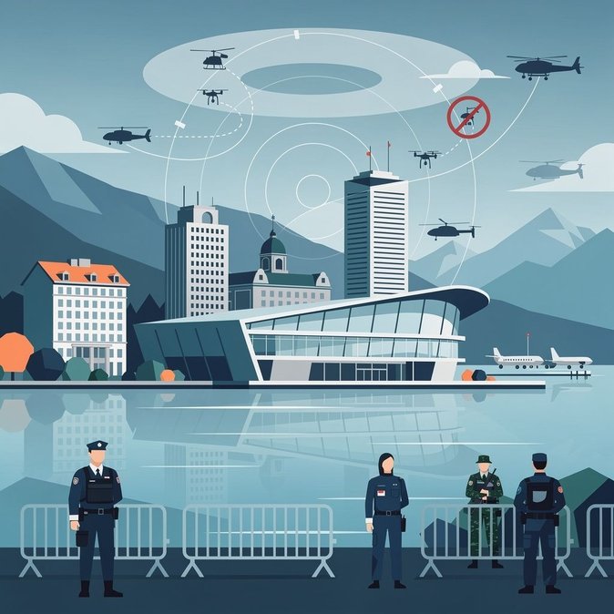 Anuncian restricciones aéreas por la Reunión Ministerial de la OSCE en diciembre en Lugano