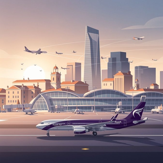 الخطوط الجوية الرياض تطلق رحلات إلى مدريد وسط تحذيرات من ازدحام مطارات إسبانيا
