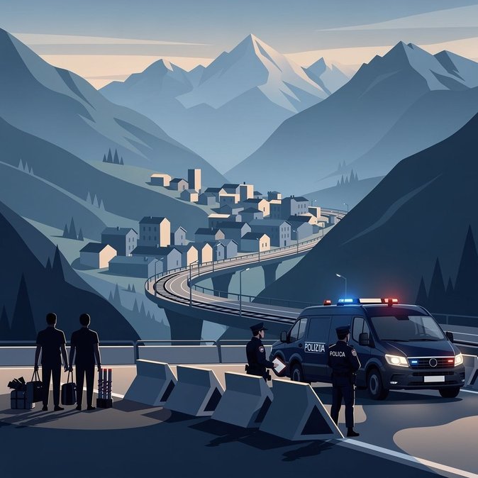 Polizei weist drei französische Aktivisten an der piemontesischen Grenze vor No-TAV-Demonstration aus