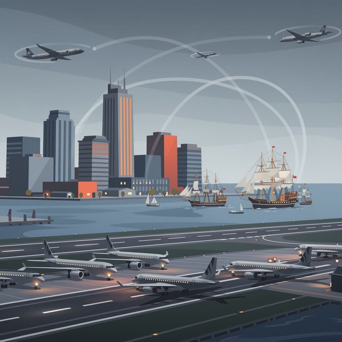 Le défilé des grands voiliers provoque des centaines de retards de vols à l'aéroport de Boston Logan