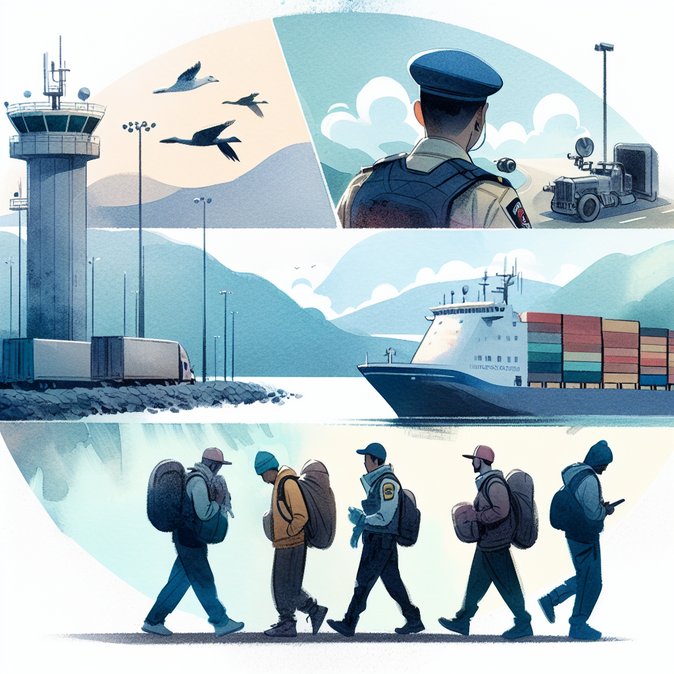 Four Detained After Illicit Foot Crossing from Washington State into British Columbia