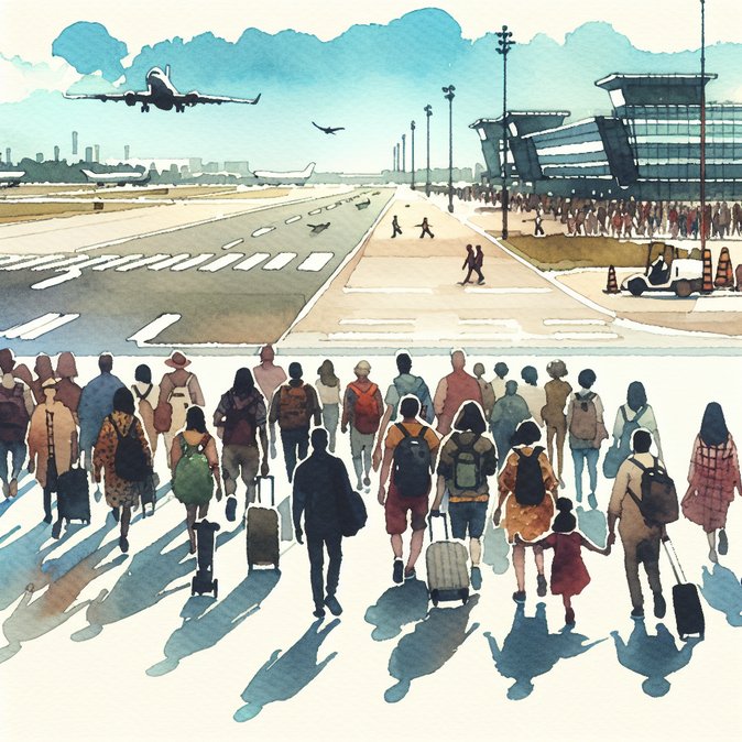 Ercan Airport stages runway-safety ‘FOD Walk’ to curb debris-related incidents