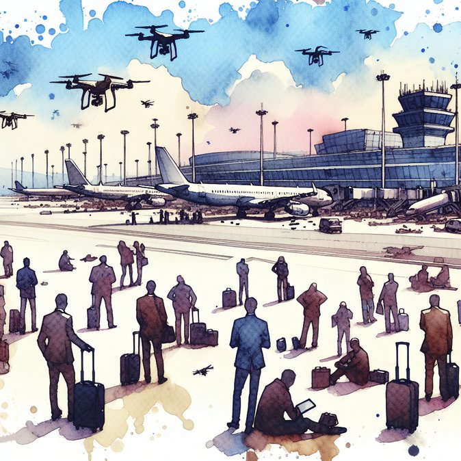 Drone sightings force overnight shutdown of Brussels & Charleroi airports, stranding 500 travellers