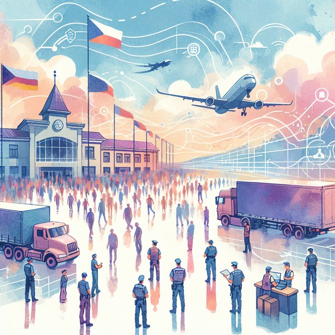 Czech TV Highlights Border-Control Bottlenecks in Noon and Evening News