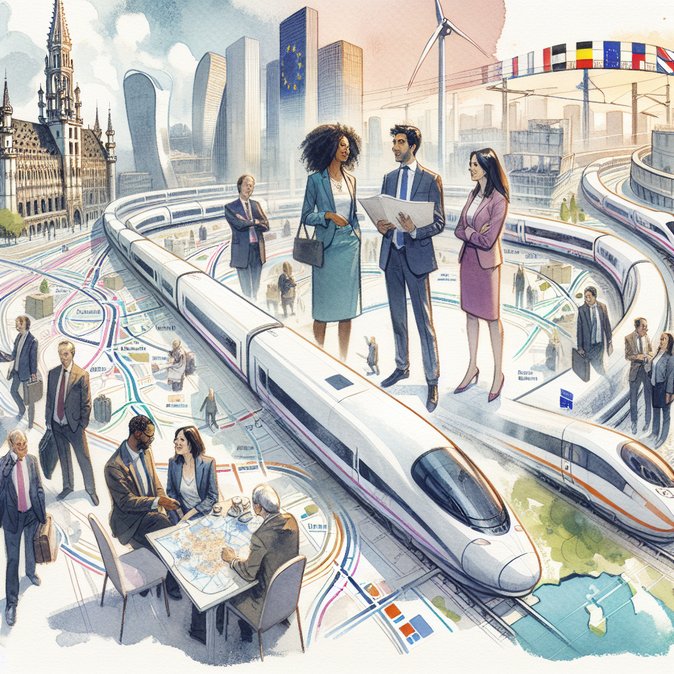 European Commission unveils 2040 high-speed rail map placing Brussels at heart of continent-wide network