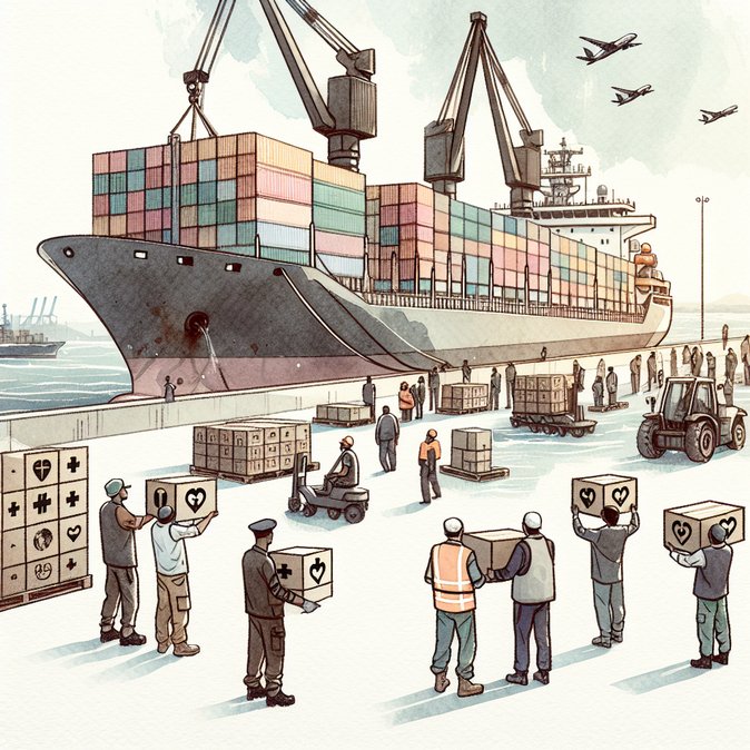 Cyprus ships 940 tonnes of humanitarian aid to Gaza through ‘Amalthea’ maritime corridor