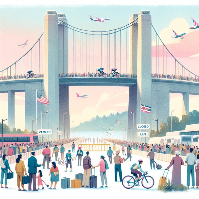 National Games Cycle Race to Temporarily Close Hong Kong-Zhuhai-Macao Bridge, Disrupting Airport Access