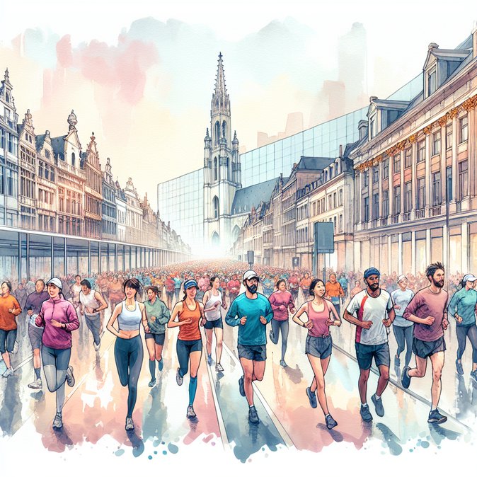 Brussels Airport Marathon brings capital to a temporary stand-still