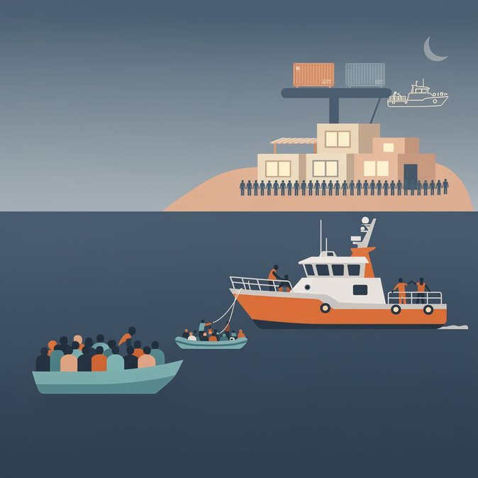 Les sauvetages nocturnes ajoutent 91 personnes supplémentaires à l'afflux à Lampedusa